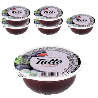Tutto 藍莓口味果凍, 160g, 6入
