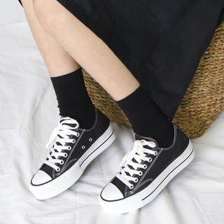 女款厚底帆布鞋