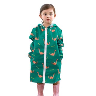 bebe chouette 孩童恐龍印花防風雨衣