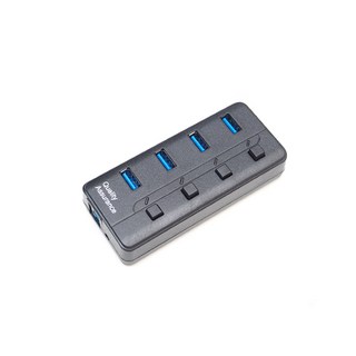 QUALITY ASSURANCE USB 3.0 無電源 4埠集線器 Q904UH, 單一顏色