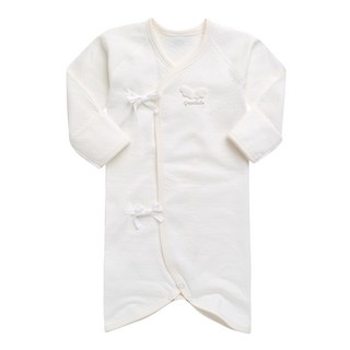 GREEN BEBE 新生兒刺繡蝴蝶衣