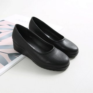 bellepe 女款Excal楔型跟樂福鞋