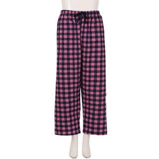 캐리루시 커플용 데일리룩 큰 체크 선염 9부 통기성 잠옷 바지