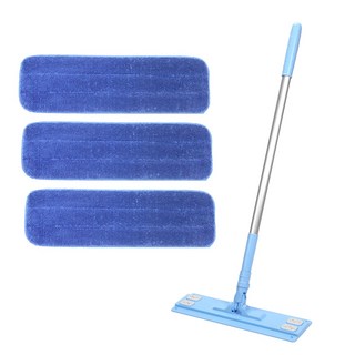 에이클린 밀대청소기 스카이 중형 + 블루 루프 패드 3매, 1세트