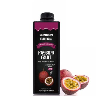 LONDON BRIX 百香果濃縮汁, 1L, 1瓶