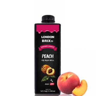 LONDON BRIX 水蜜桃濃縮汁, 1L, 1瓶