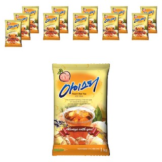 대호 복숭아 아이스티 고형차, 1kg, 1개입, 12개, 1kg