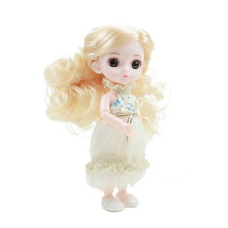 Sariel Celebrities 名人系列球體關節娃娃 05 Tia, 16cm, 米色 + 金色, 1個