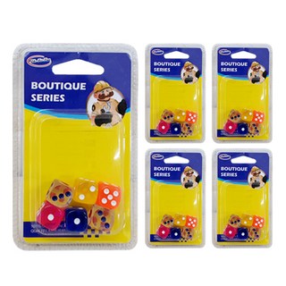 ABM 派對彩色骰子 6種 5p, 混合顏色, 1個