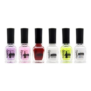 OPERA 6款美甲組別具一格的實戰考驗, 拋光紅+白色+面漆+底漆+角質層油+卸妝水, 1組