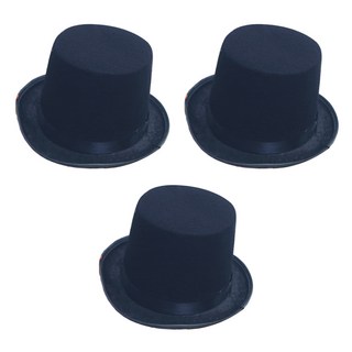 歐洲緞面紳士帽, 單一顏色, 3個