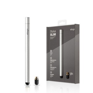 elago Stylus 纖薄電容式觸控筆, 銀色, 1套