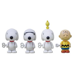 史努比發條人偶 4 件套, 1組