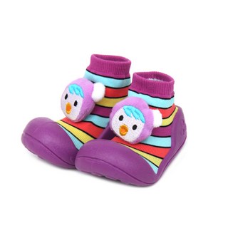 Pororo 孩童條紋襪型學步鞋 PN065