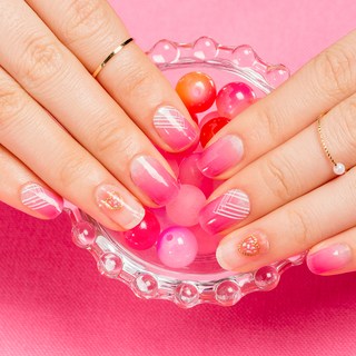 OH MY GEL 凝膠美甲貼, A33 我的愛唇膏, 1個