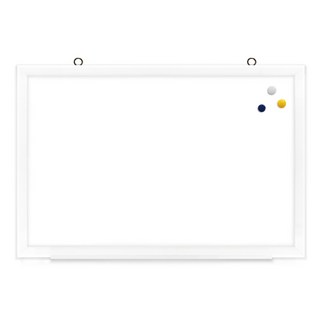 全白黑板磁性白板, 白木