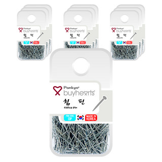 buyhearts 銀色大頭針 OP, 10個