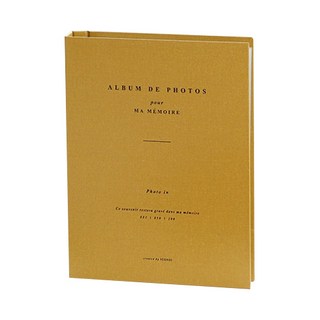 ICONIC 線圈活頁4*6相片收藏冊, Mustard