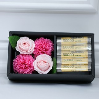 Lovely Farm 肥皂花迷你感謝零用錢禮盒, 粉紅色, 1個