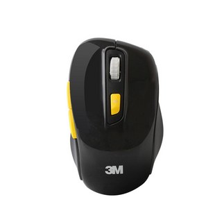 쓰리엠 포인트 무소음 무선 마우스 2.4Ghz, M750, 블랙