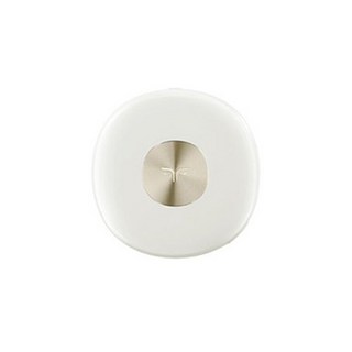 패셔네이트 큐 LED조명 손거울, 화이트, 1개