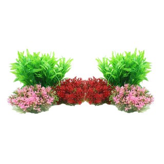 MOBYDICK 人造水草造景A組, 混合顏色, 2套