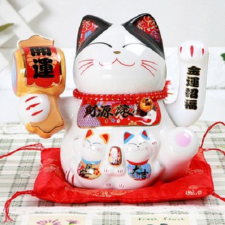 INTODECO 招來福氣的招手招財貓 521 小, 混合顏色