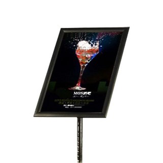 多功能旋轉式海報立牌 A3, 黑色, 1個