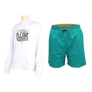 VENDIS 男士馬爾地夫連帽防磨衣 C274 + Sided 海灘褲 M613 套組