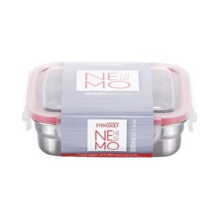 STENLOCK 史丹利 Nemo正方形密封保鮮盒 9號 800ml, 1個