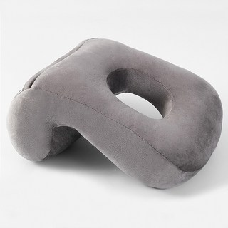 미니플 낮잠 수면 베개, 그레이, 1개