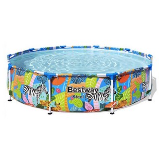 베스트웨이 대형 원형 프레임 풀장 BW 56985, Tropical, 1개