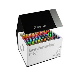 카린 프로 메가박스플러스 브러쉬 마카 72종 + 블렌더 3p세트, 72색, 1세트