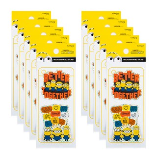 小小兵鐳射手機貼紙 Together, 混合色, 10個