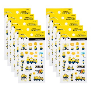 kumhong 小小兵貼紙, 10張, 混色