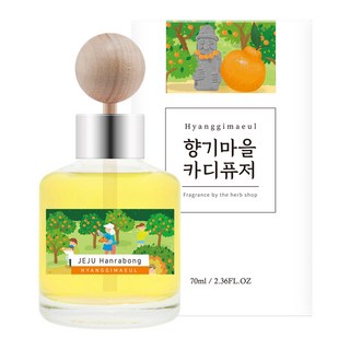 향기마을 차량용 디퓨저 70ml, 제주한라봉, 1개