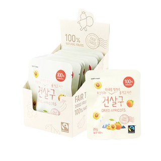 EARTH MAN 無糖杏桃乾, 25克, 10個