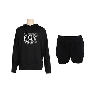 VENDIS 女式馬爾地夫連帽防曬上衣 C274 + Incase 沙灘褲 M612 套裝