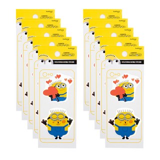 小小兵雷射手機貼紙, 愛心, 10個