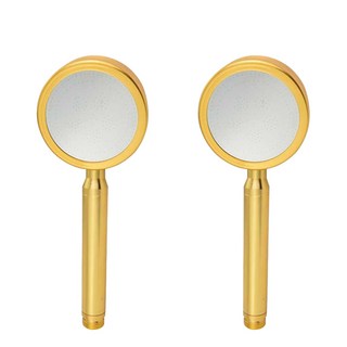 제이스홈 알루미늄 샤워기헤드 JSH007, 2개, 퓨어골드