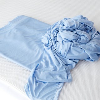 라뽐므 쏘쿨 냉감 홑이불 2p, 아이스블루