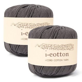 YEONIL i-cotton編織棉線, 34號深灰色
