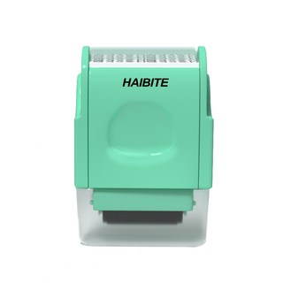 HAIBITE 個資防洩保護滾輪印章, 選項 A（綠色）, 單一顏色