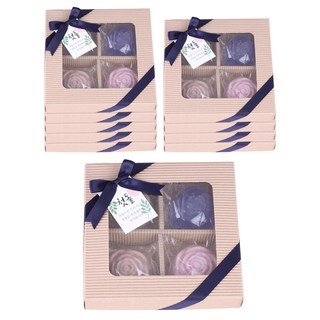 lullu 4種手工皂 隨機出貨+瓦楞紙禮盒