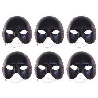 Livingda 歌劇魅影眼罩, 黑色, 6個