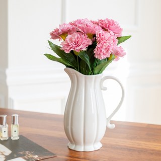 THE FLOWERMARKET 人造康乃馨花束 2入, 紫丁香