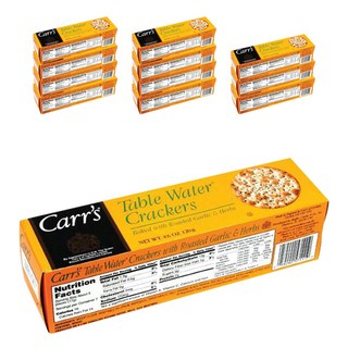Carr's 鹹味餅乾 烤大蒜&香草口味, 120g, 12盒