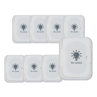 Aguard 電源插座保護蓋, 電燈泡款, 8入