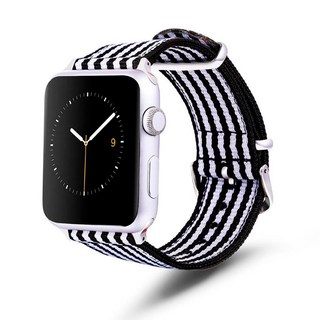 tablese Apple Watch 運動尼龍錶帶 wba-7130 42/44mm, 黑色, 1個