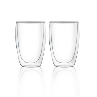 Teadoyo雙層玻璃杯 350ml, 單色, 2個